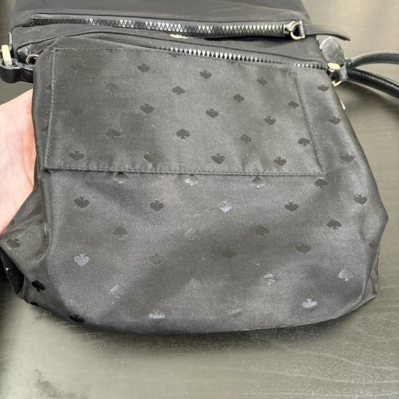 Kate Spade Jae Nylon Flat‎ Crossbody Handbag Purse Blue Nightcap WKRU6612 $244 - Picture 2 of 12